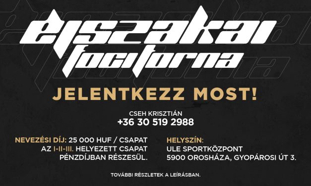 Éjszakai foci Orosházán
