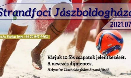 Ingyenes strandfoci torna Jászboldogházán